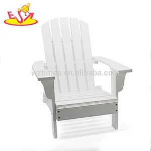 New design white wooden kids beach chair for wholesale W08G241