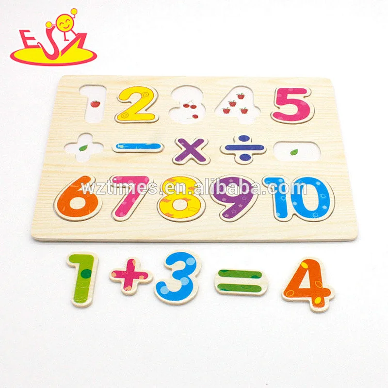 Hölzerne Mathe des pädagogischen Lernens, die Spielzeug für Gehirnentwicklung W14B084 zählt