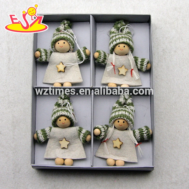 wholesale lovely baby wooden dolls for Christmas W02A220