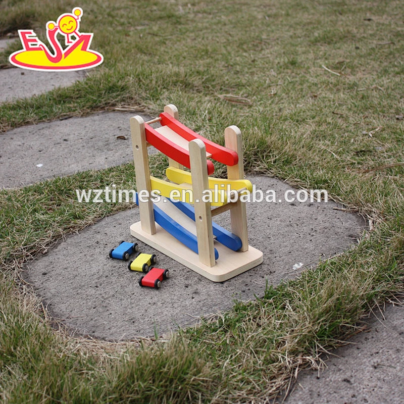 best design children wooden car ramp toy for sale W04E031