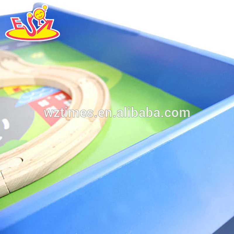 wholesale educational children wooden train track toy for sale W04C043