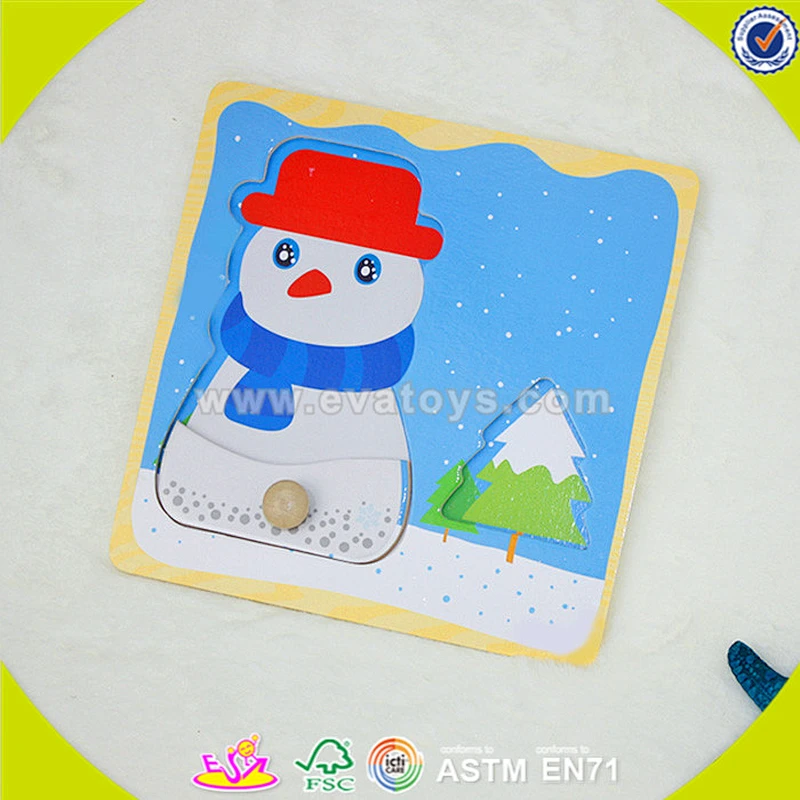 wholesale cheap wooden children puzzle for education W14M072
