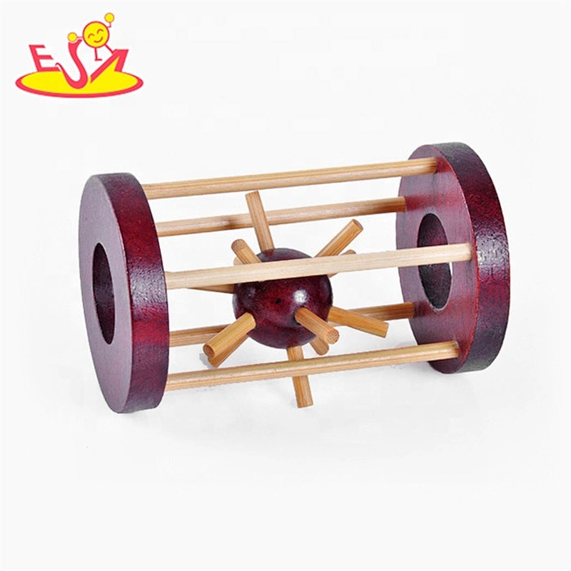 Best design intelligent wooden brain teasers for kids W11C030