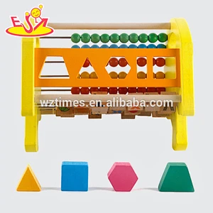 2018 Wholesale toddlers wooden early learning toys educational wood children learning toys W12D052