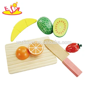 Pay Later pretend cutting wood fruit toy for children W10B156
