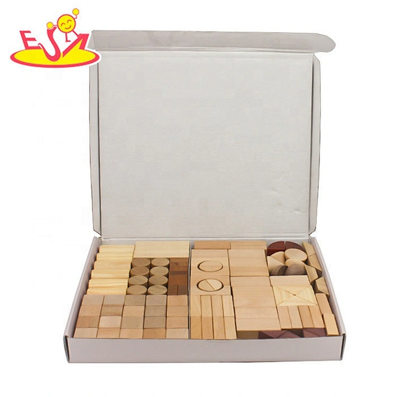 wholesale 100PCS natural non toxic wooden block for children W13A157