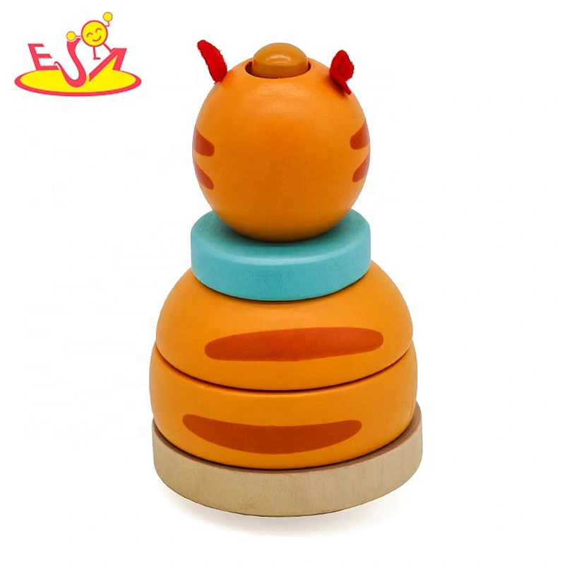 New arrival educational wooden stacking blocks for toddlers W13D067