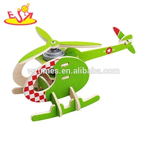 2018 großhandel diy build kit kinder holz flugzeug spielzeug neue design puzzles kinder holz flugzeug spielzeug