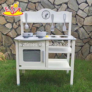 2018 Wholese children wooden play kitchen toy new design wooden play kitchen toy educational wooden play kitchen toy W10C253