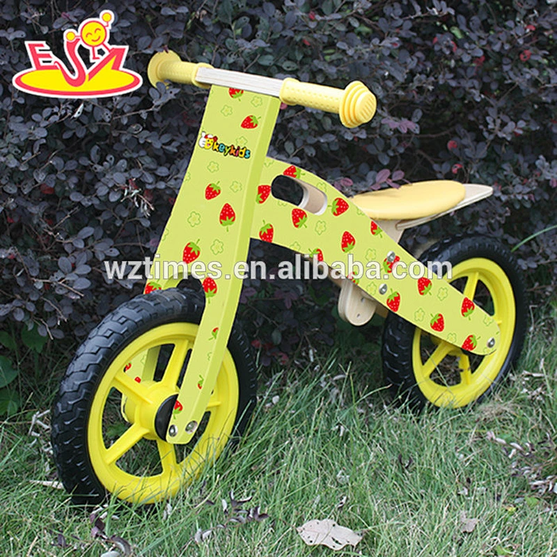 High quality mini wooden balance bicycle for toddlers W16C149