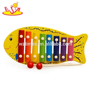New hottest kids small xylophone wooden musical toys with 8 keyboard W07C061