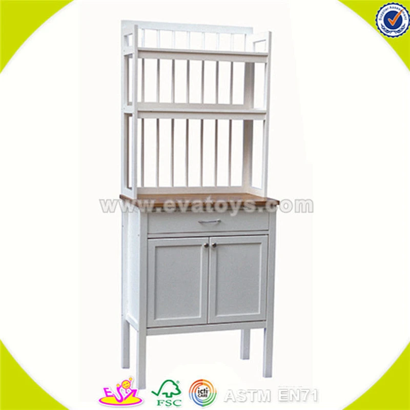 wholesale white wooden table and stools top quality kids wooden white table and stools W08G084