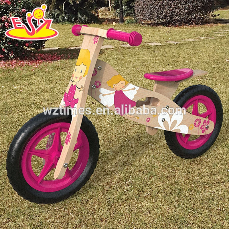 2018 Wholesale high quality children balance wooden no pedal bike W16C174