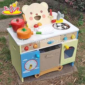 wholesale top fashion wooden kids cooking set interesting W10C146