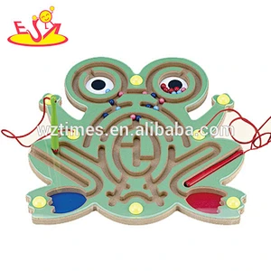Wholesale europe style toy wooden maze puzzle for kids W11H005