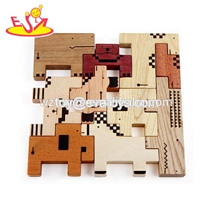 2018 Amazon top seller funny puzzle toys mini paper puzzle track play set for kids W14E007