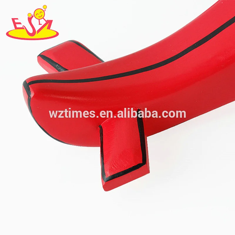 New design funny wooden airplane toy for children W04F008