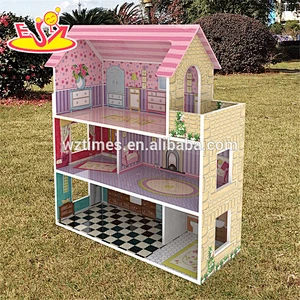 Hölzerne Puppenhaussuite des wundervollen Großhandelsspielzeugs hölzernes Puppenhaussuite W06A234