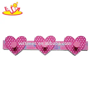 wholesale household wooden coat hooks for kids W09B089