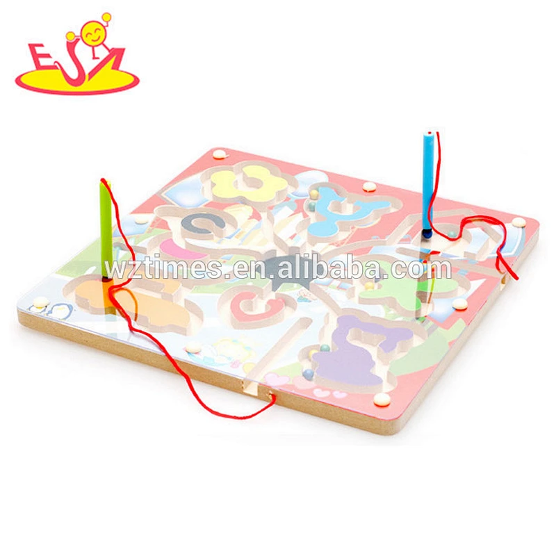 2018 wholesale new design maze wooden educational toys for kids top fashion wooden educational toys for kids W11H018