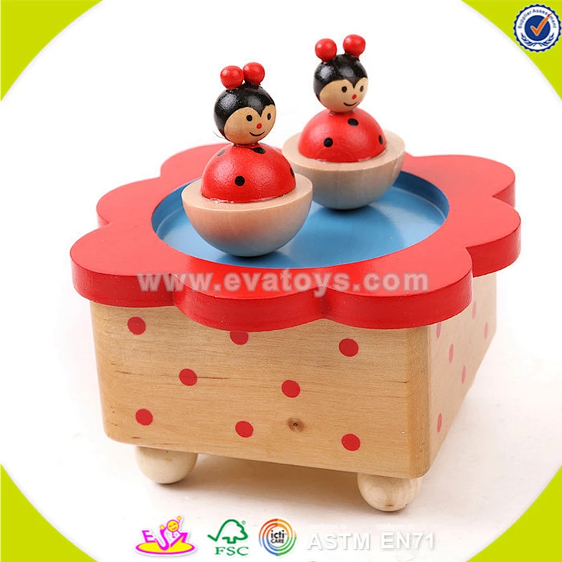 wholesale baby wooden toy music box cheap kids wooden toy music box hottest children wooden toy music box W07B002