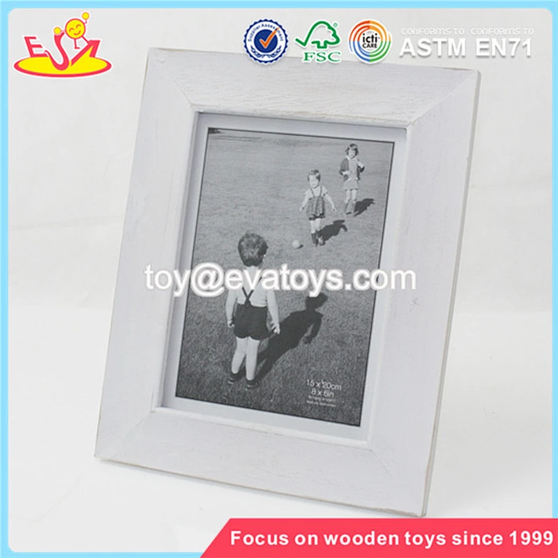 Wholesale simple style beautiful wooden children photo frame W09A032