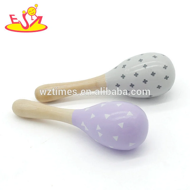 2018 Wholesale hottest funny maracas toy classical shaker musical instrument for toddler W07I136