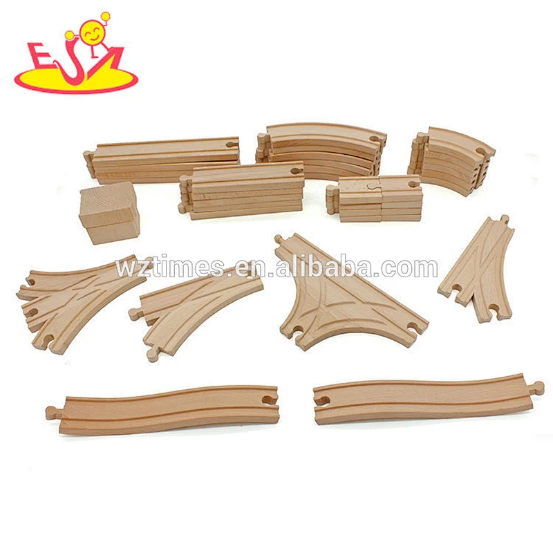 2018 Wholesale cheapest Wooden Track fittings toy for kids W04C109