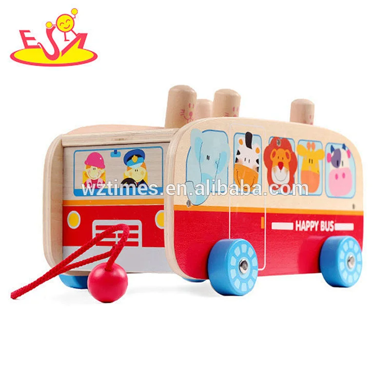 Intelligent brain teaser puzzles wooden unlock game for kids W12F023