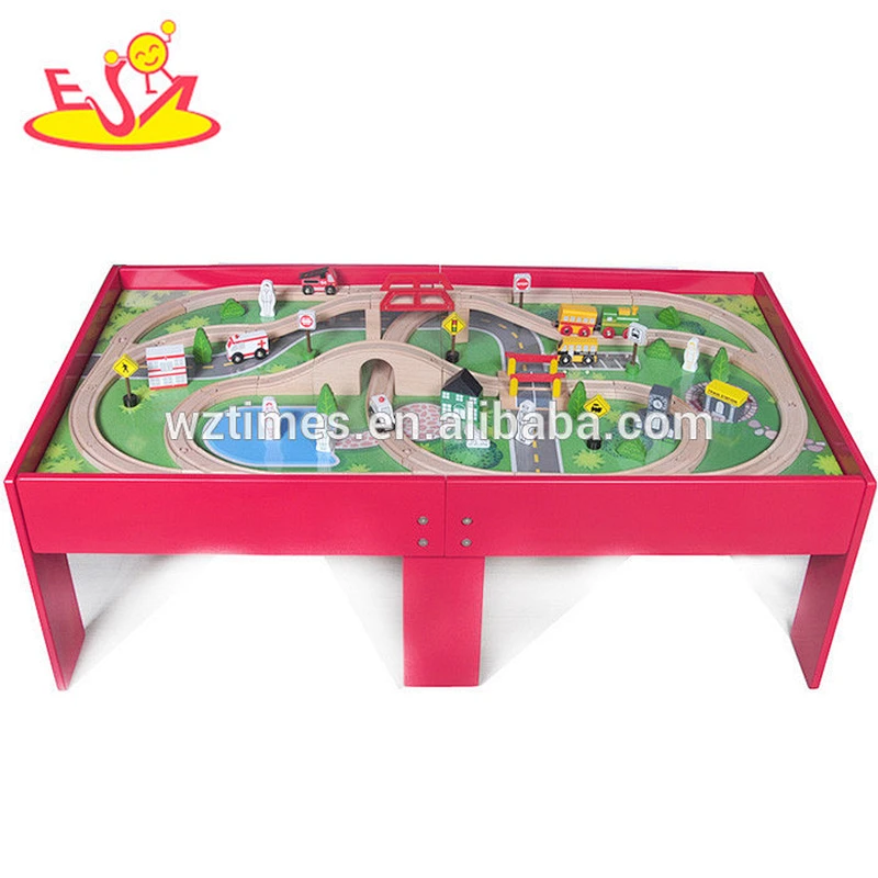 wholesale educational wooden model train most popular wooden model train W04C038