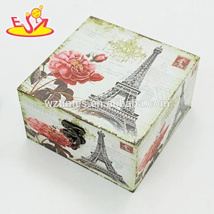 2018 Wholesale cheap book design wooden display boxes for sale W18A022