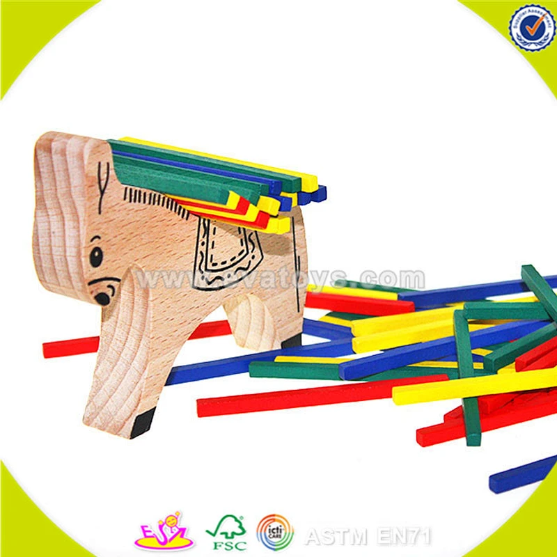 wholesale colorful funny wooden balance toy for kids,horse design children wooden balance toy,best wooden balance toy W13D075