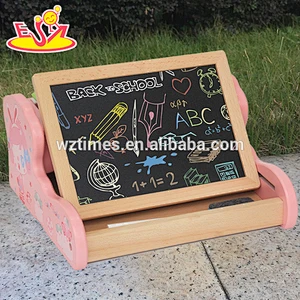 الجملة جميل وردي طفل خشبي صغير وحة الرسم مع إكسيليفون W12B091