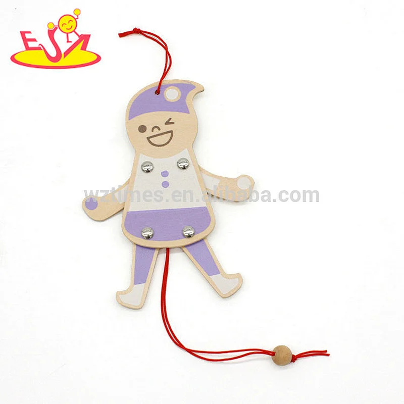 New hottest play string wooden marionette puppet for baby W01A309