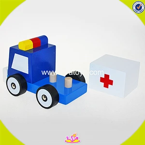 wholesale popular kids wooden toy car high quality children wooden toy car W04A134