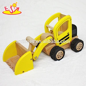 High quality kids wooden digger toys for beach play W04A290