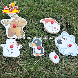 wholesale most popular wooden snowman toys for kids new style wooden snowman toys for children W14M093