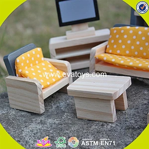 Großhandel Kinder Möbel Spielzeug Holz Miniatur Puppenhaus Möbel W06B055