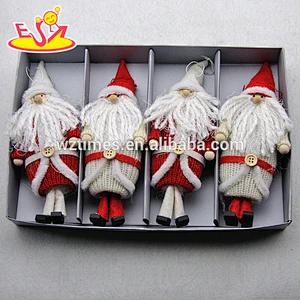 2018 New products Christmas lovely wooden dolls for little girls W02A244