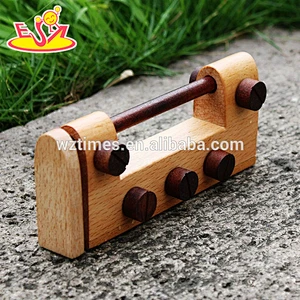 2018 wholesale wooden lock toy educational wooden lock toy top fashion wooden lock toy W02A167