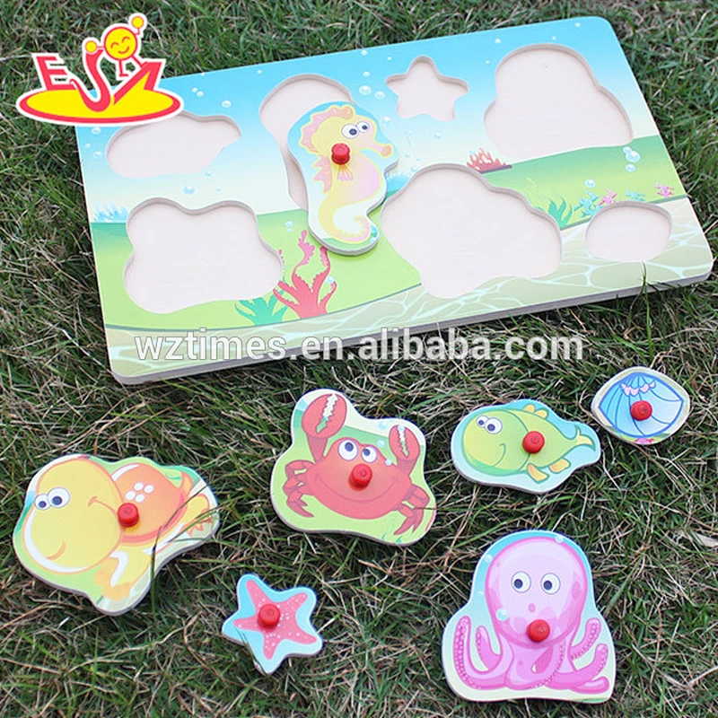 most popular children wooden toy puzzle for wholesale W14M091