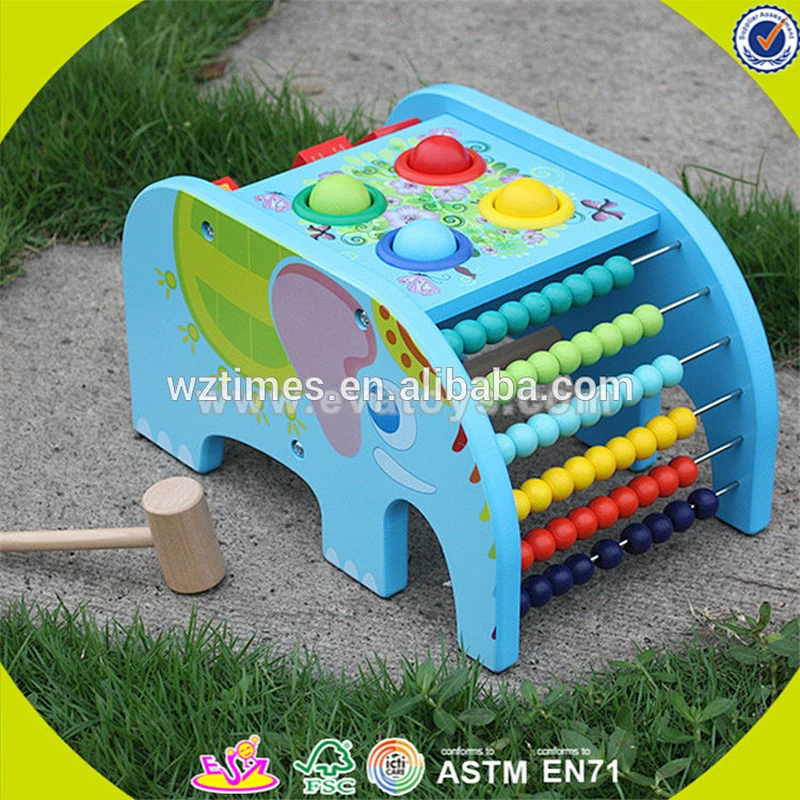 2018 Wholesale toddlers wooden early learning toys educational wood children learning toys W12D052