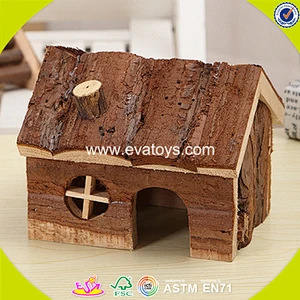 2018 New design wooden animal house small wooden animal house lovely wooden animal house W06F020