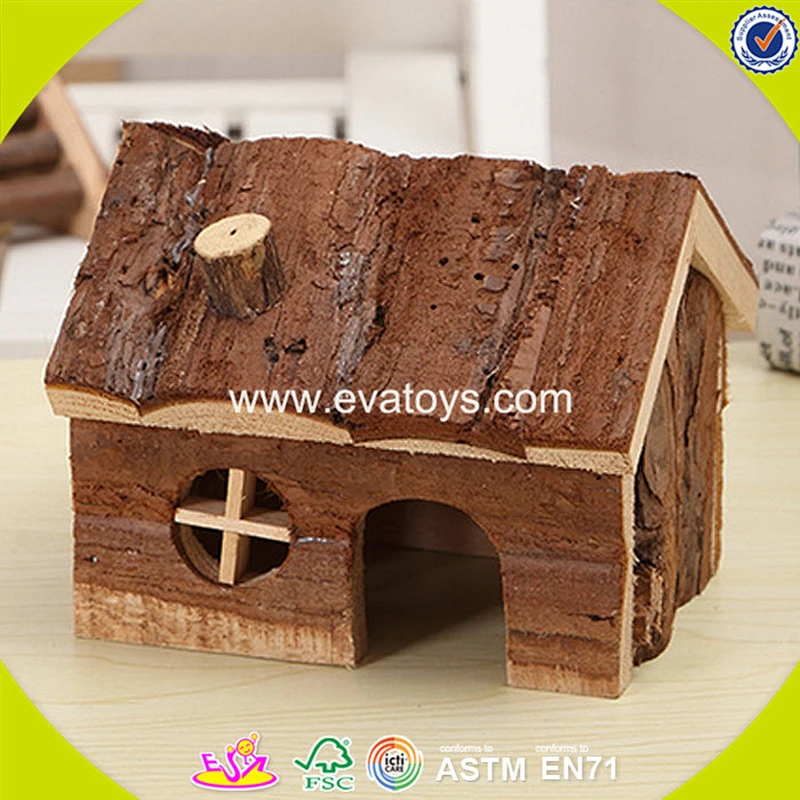 2018 New design wooden animal house small wooden animal house lovely wooden animal house W06F020