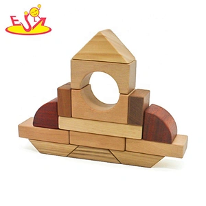 wholesale 100PCS natural non toxic wooden block for children W13A157