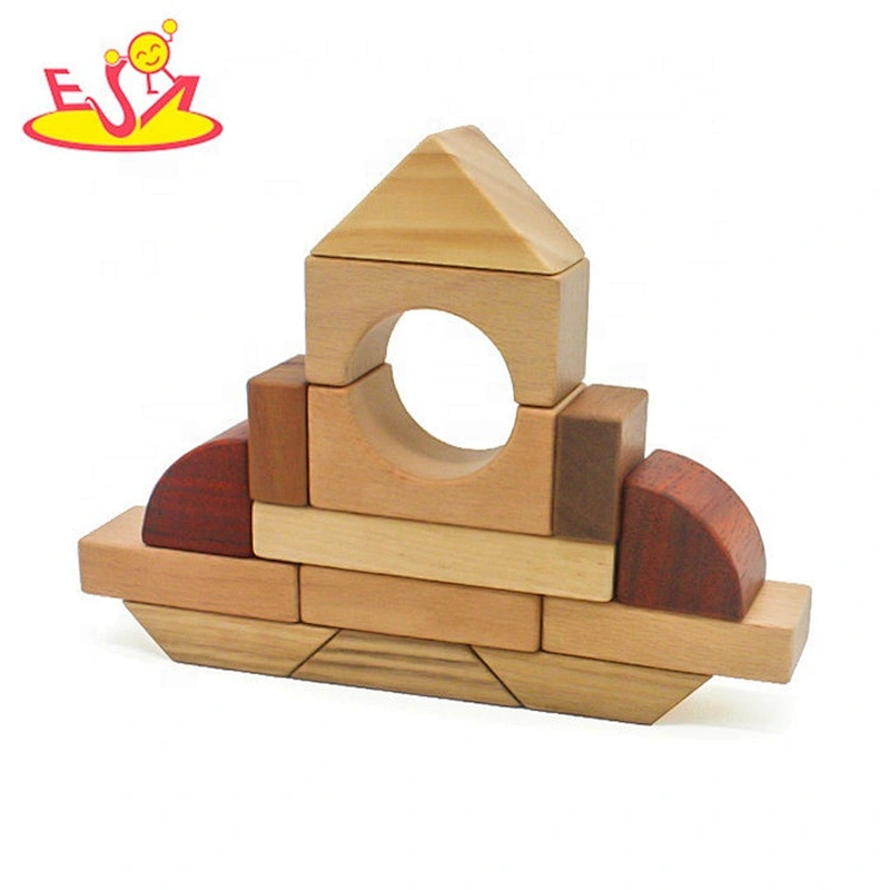 wholesale 100PCS natural non toxic wooden block for children W13A157