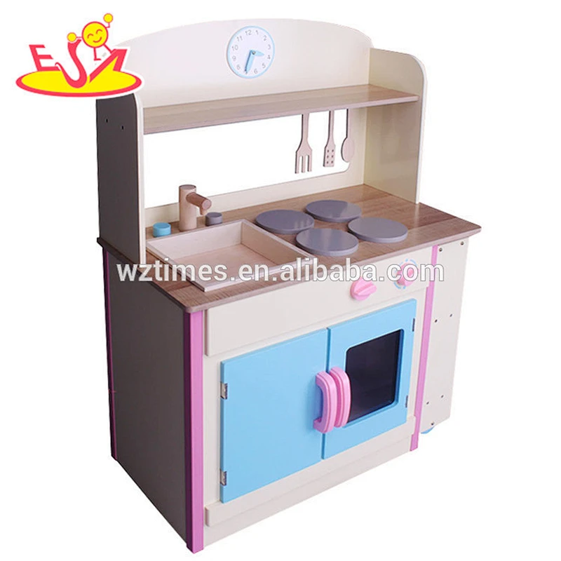 Wholesale early learning kids wooden kitchen set toy interesting baby wooden kitchen set toy W10C275