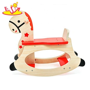 New popular wooden children rocking horse for baby W16D019