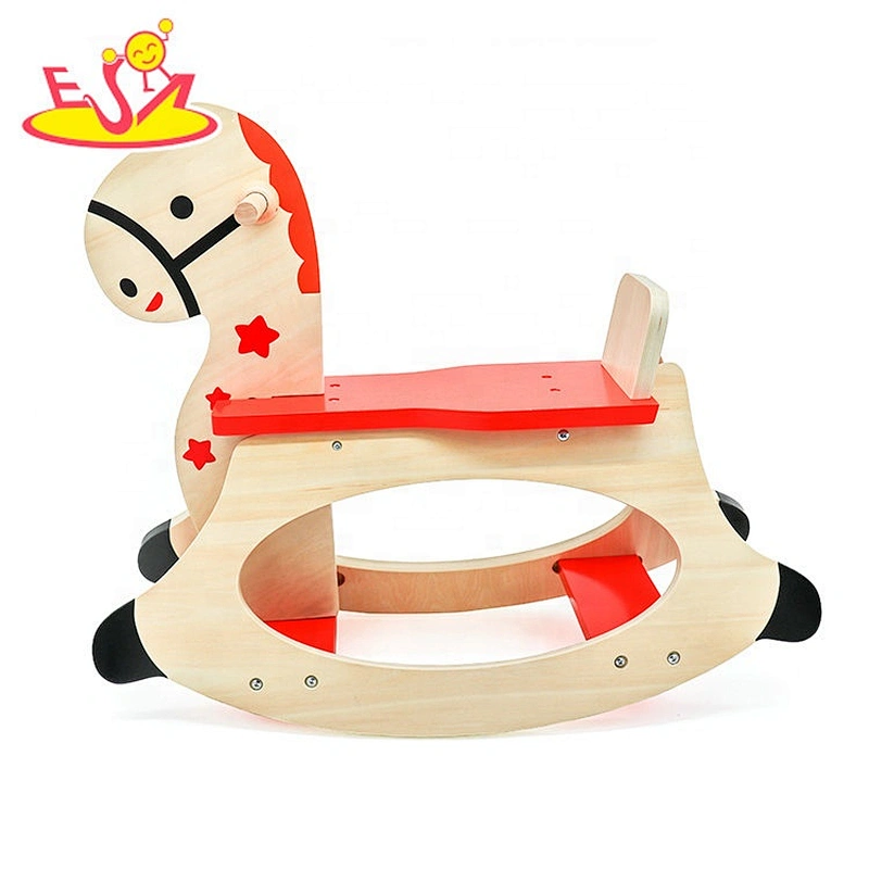 New popular wooden children rocking horse for baby W16D019