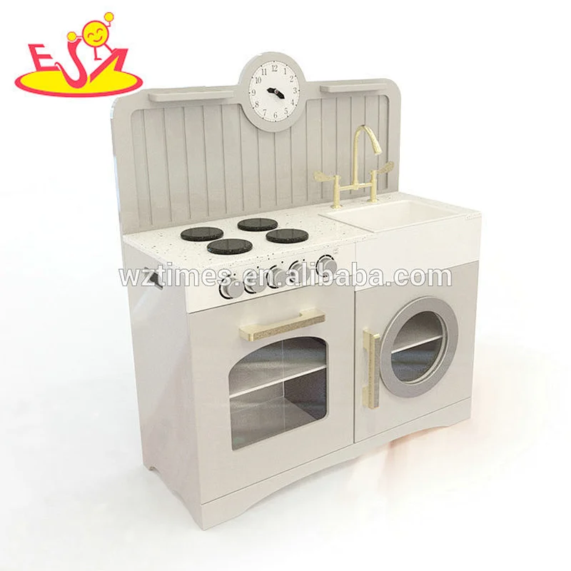 Juguete de madera de la cocina de los niños de la mejor venta al por mayor para W10C335 interesante